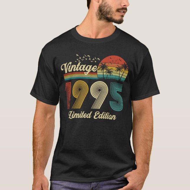 Camiseta Viñeta de 28 años 1995 28º cumpleaños (Anverso)