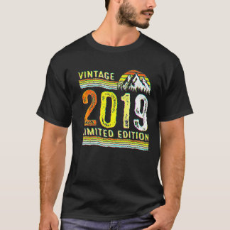 Camiseta Viñeta de 3 años 2019 Tercer cumpleaños