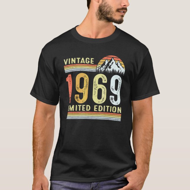 Camiseta Viñeta de 53 años 1969 53a cumpleaños (Anverso)