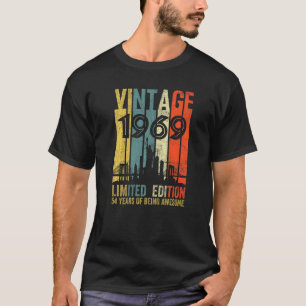 Camiseta Viñeta de 54 años 1969 54º cumpleaños