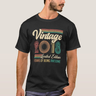 Camiseta Viñeta de 5 años 2018 Quinto cumpleaños