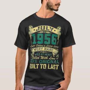 Camiseta Viñeta de 66 años Julio 1956 Edición limitada 66t