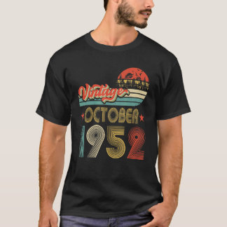 Camiseta Viñeta de 70 años Octubre 195