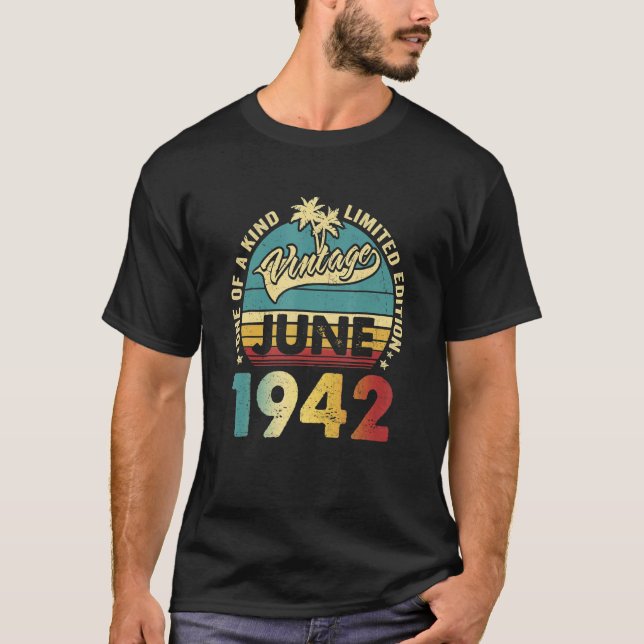 Camiseta Viñeta de 80 años Junio de 1942 80º Día B (Anverso)