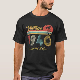 Camiseta Viñeta de 82 años 1940 Edición limitada 82ª