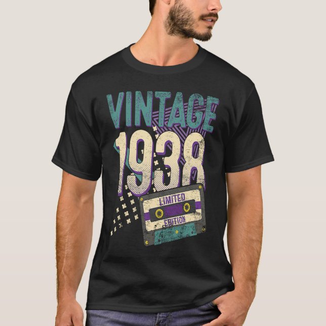 Camiseta Viñeta de 85 años 1938 85º cumpleaños (Anverso)