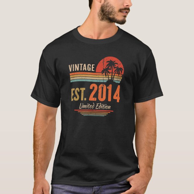 Camiseta Viñeta de 8 años 2014 8º cumpleaños 1 (Anverso)