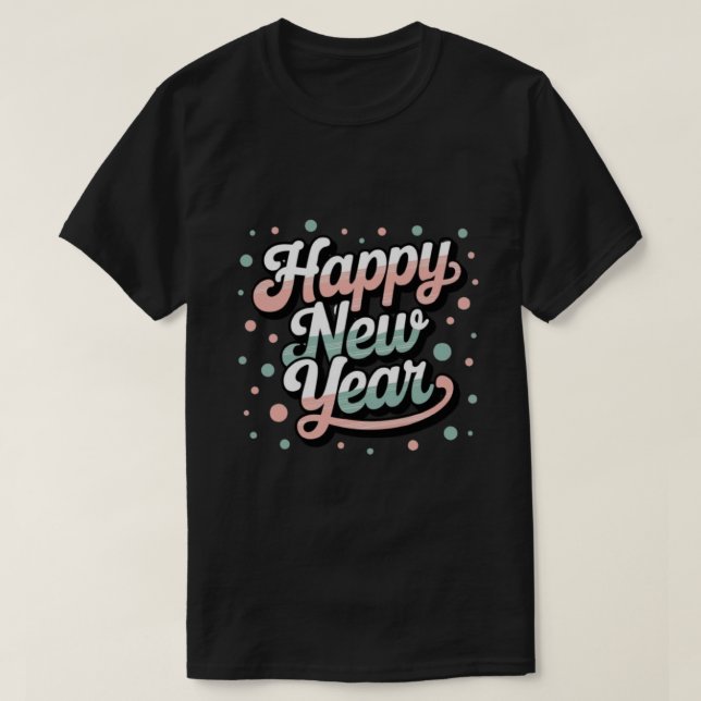 Camiseta Viñeta de Año Nuevo (Diseño del anverso)