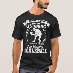 Camiseta Viñeta De Baloncesto En Mi Cabeza Paddleball_1
