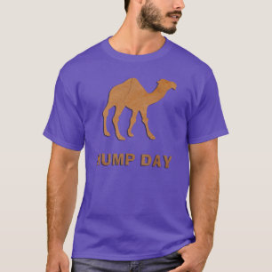 Camiseta Viñeta de camello de campaña de día hump