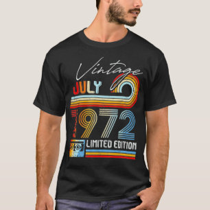 Camiseta Viñeta de cassette de edición limitada de julio de