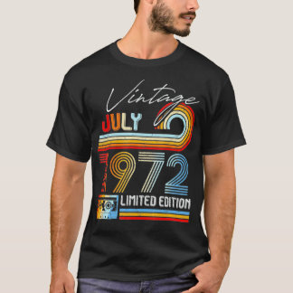 Camiseta Viñeta de cassette de edición limitada de julio de