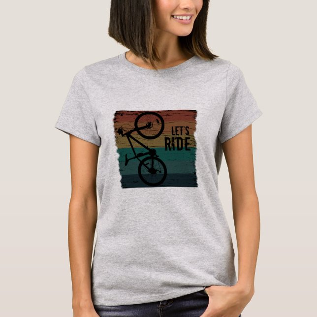 Camiseta Viñeta de ciclismo de montaña