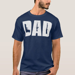 Camiseta Viñeta de colección de dAD y armas para hombres