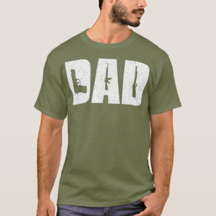Camiseta Viñeta de colección de dAD y armas para hombres