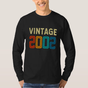 Camiseta Viñeta de cumpleaños 2002 20 años