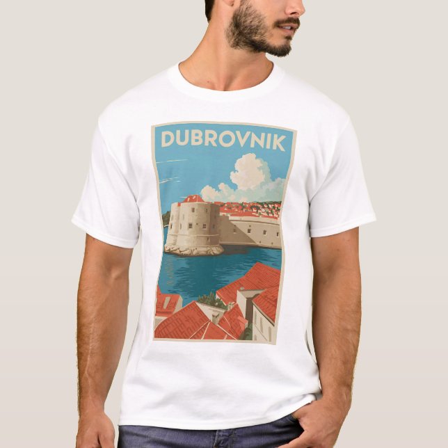 Camiseta Viñeta de Dubrovnik (Anverso)