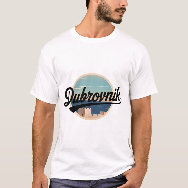 Camiseta Viñeta de Dubrovnik (Anverso)