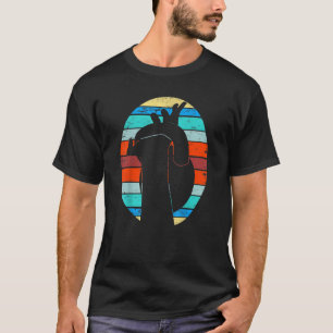 Camiseta Viñeta de entrenamiento Kettlebell Retro Sunset G