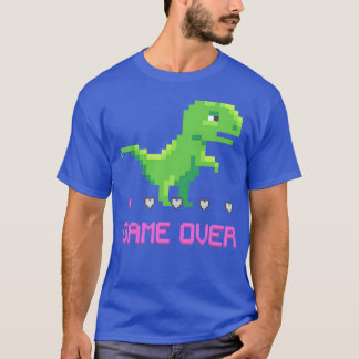 Camiseta Viñeta de Juego sobre Dino