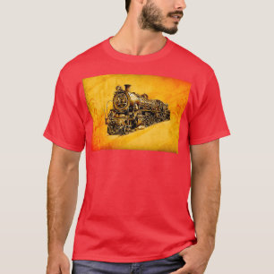 Camiseta Viñeta de locomotora de flotador 1