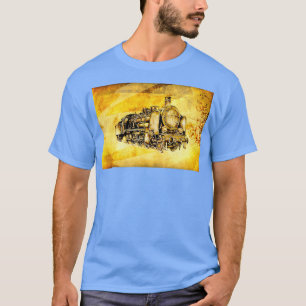 Camiseta Viñeta de locomotora de flotador 3