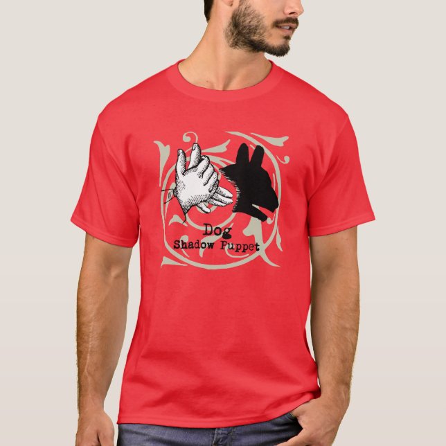 Camiseta Viñeta de los juegos de la sombra de las marioneta (Anverso)