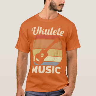 Camiseta Viñeta de música ucranulele vintage