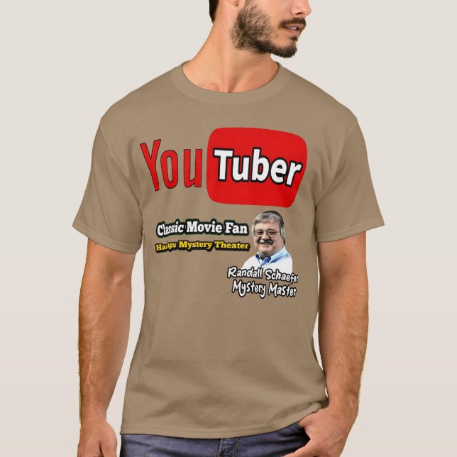 Camiseta Viñeta de películas clásicas YouTuber Randall Scha (Anverso)