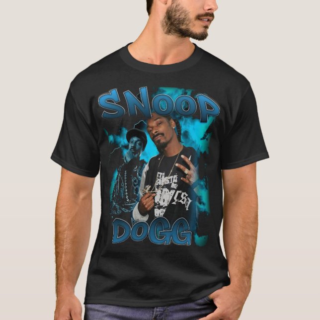 Camiseta Viñeta de perro de Snoop 90s (1) (Anverso)