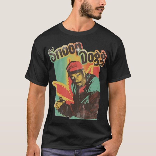 Camiseta Viñeta de perro de Snoop años 90 (Anverso)