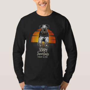 Camiseta Viñeta de perro Schnauzer en miniatura 1