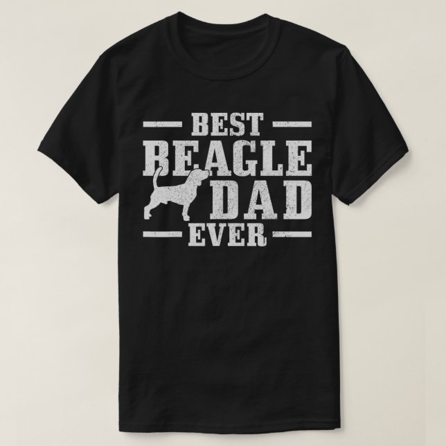 Camiseta Viñeta del propietario del perro mejor beagle de h (Diseño del anverso)
