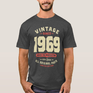 Camiseta Viñeta desde 1969 54º cumpleaños