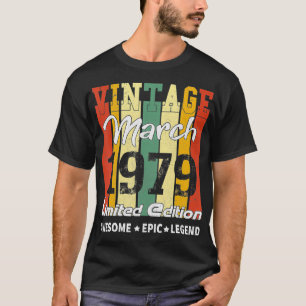 Camiseta Viñeta Edición Limitada Cumpleaños Decoración Marz