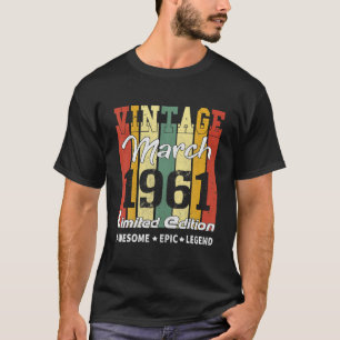 Camiseta Viñeta Edición Limitada Cumpleaños Decoración Marz