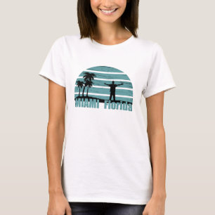 Camiseta Viñeta florida de Miami Beach