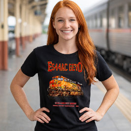 Camiseta Viñeta GE ES44AC GEVO Diesel Locomotora