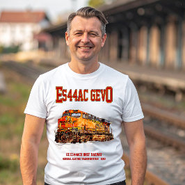 Camiseta Viñeta GE ES44AC GEVO Diesel Locomotora