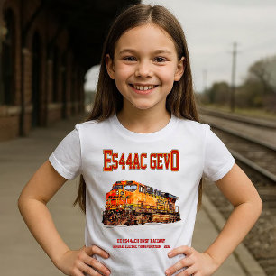 Camiseta Viñeta GE ES44AC GEVO Diesel Locomotora