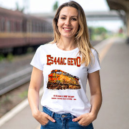 Camiseta Viñeta GE ES44AC GEVO Diesel Locomotora