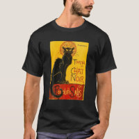 Viñeta Le Chat Noir Gato Negro París