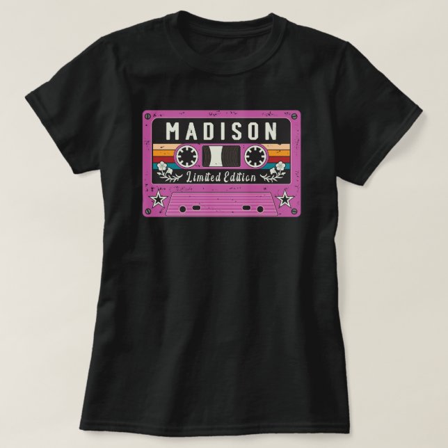 Camiseta Viñeta Madison Name T-Shirt (Diseño del anverso)