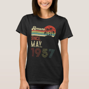 Camiseta Viñeta Mayo 1957 65º cumpleaños Retro 65 años