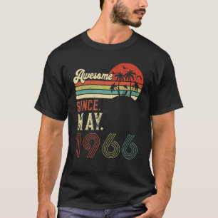 Camiseta Viñeta Mayo 1966 56º cumpleaños Retro 56 años