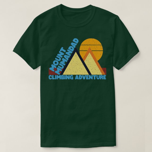 Camiseta Viñeta Monte Mumandad Aventura de Escalada (Diseño del anverso)