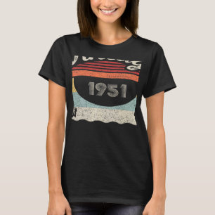 Camiseta Viñeta Nacida En 1951 Cumpleaños 71 Años