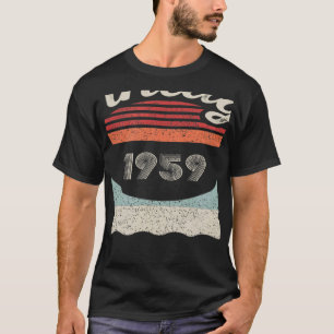 Camiseta Viñeta Nacida En 1959 63a Cumpleaños 63 Años