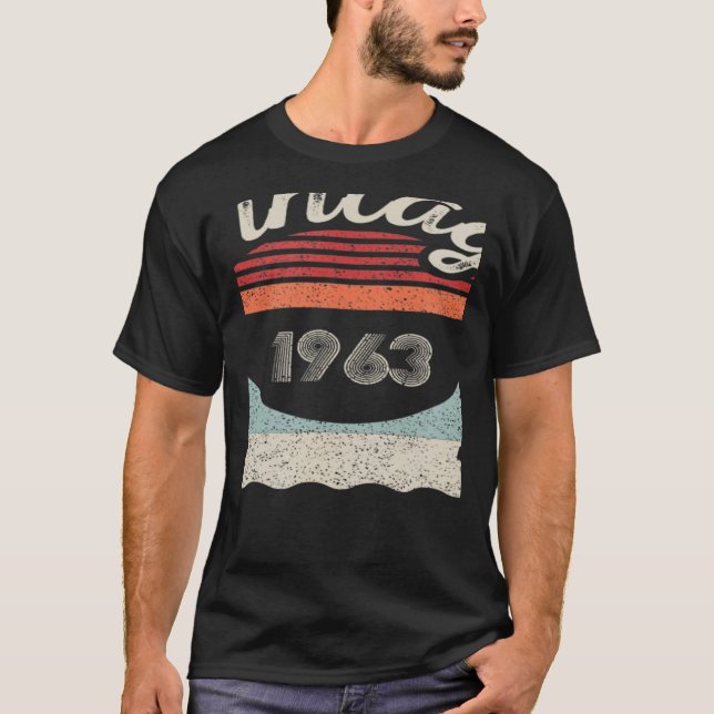 Camiseta Viñeta Nacida En 1963 59º Cumpleaños 59 Años 2 (Anverso)