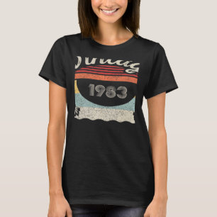 Camiseta Viñeta Nacida En 1983 39º Cumpleaños 39 Años 1